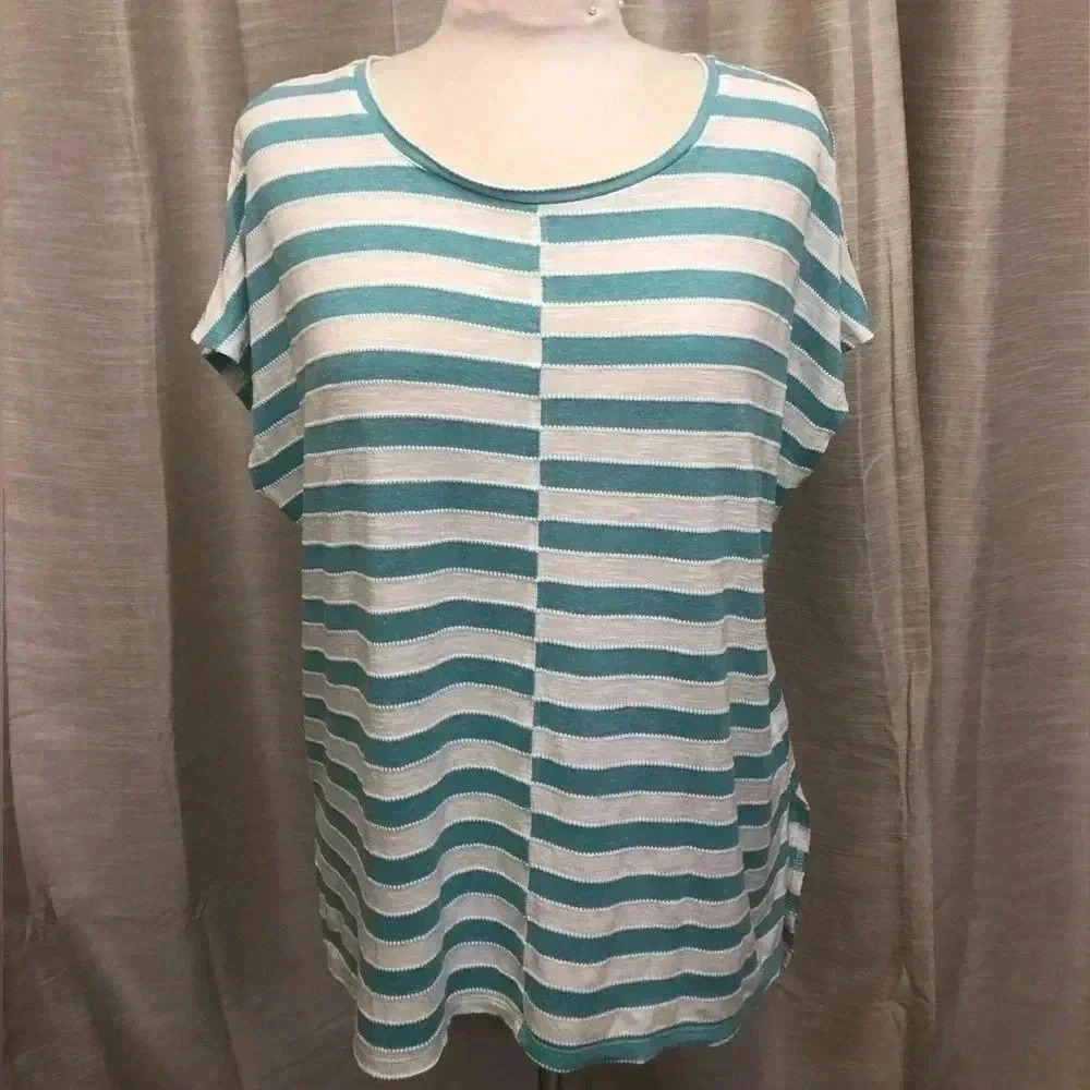 Yarn & Sea Striped Top 1X